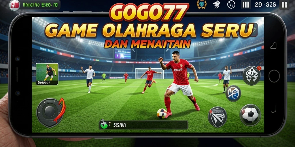 Tampilan seru gameplay olahraga dalam GOGO77 yang mendebarkan.