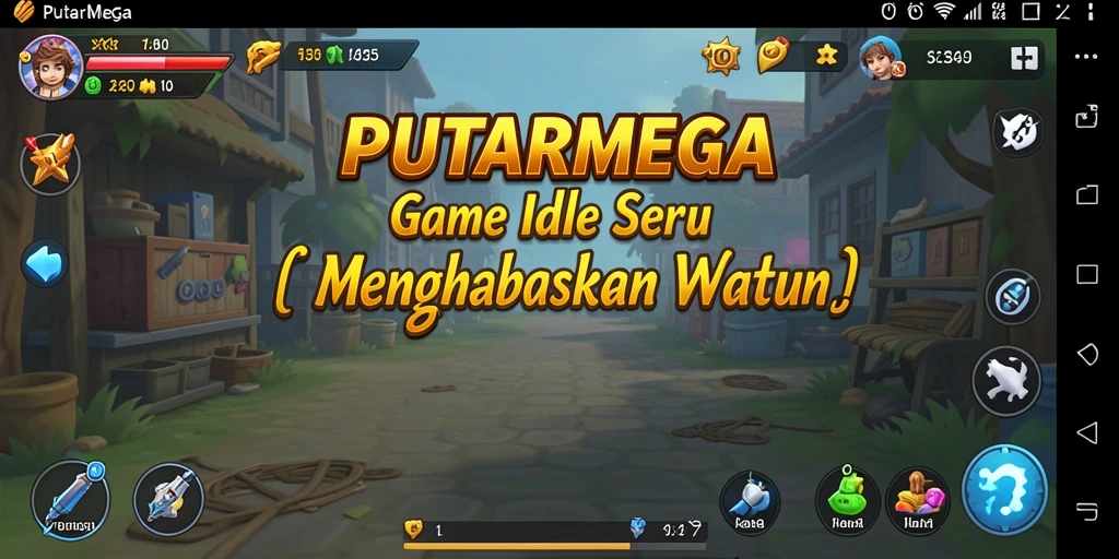 Tampilan gameplay yang interaktif dan menarik dari PUTARMEGA.