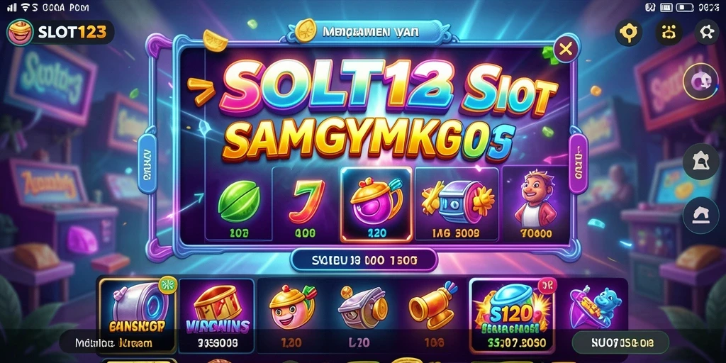 Tampilan gameplay SLOT123 yang menarik dan menghibur.